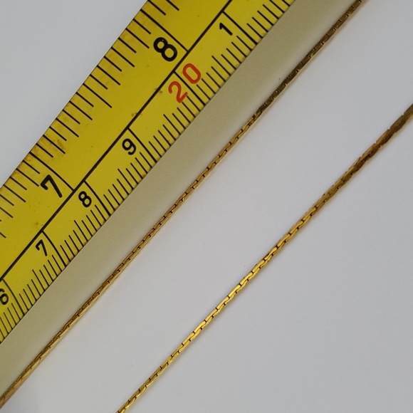 Gold Clear Bead Necklace and Earrings - Picture 8 of 11